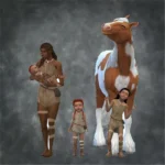 S3 Ambitions Cro-Magnon Female Outfit