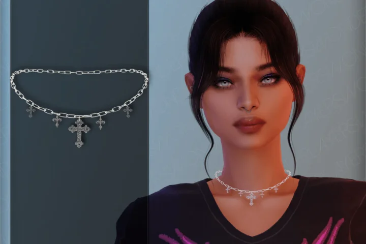 Chain Cross Necklace
