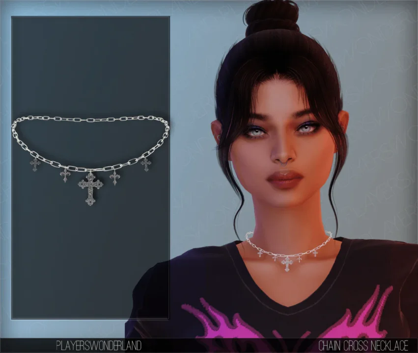 Chain Cross Necklace