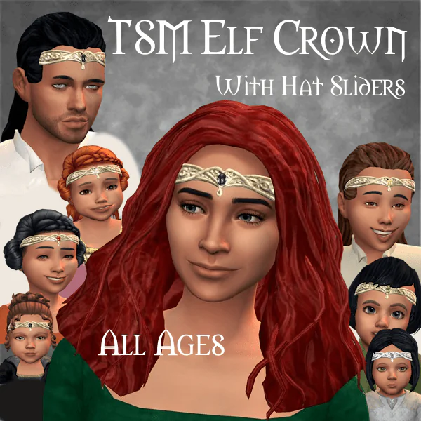 TSM Elf Crown for all ages