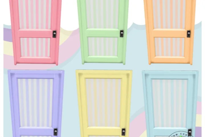 Cute Color Interior Door