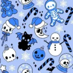 Xmas Patterned Wallpaper