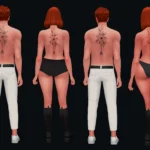moonmoonsim daisy arrow female tattoo