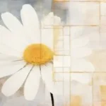 Daisy flowers paintings