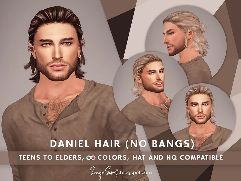 SONYASIMS - Daniel Hair (No Bangs)