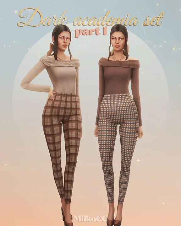 Dark academia clothing set ~ Part 1