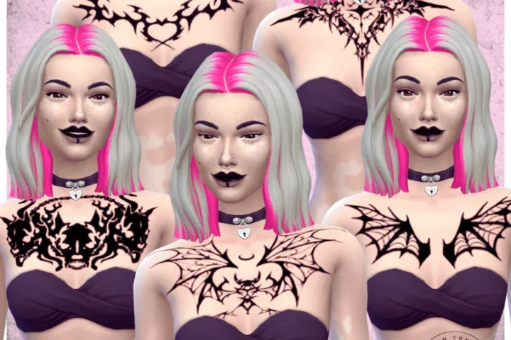 Dark Chest Tattoos