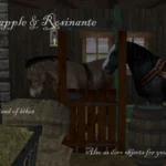 Rosinante - a peasant's horse (instead of a bike)