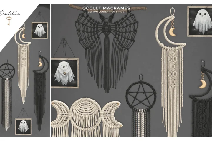 Декор макраме Occult Macrames