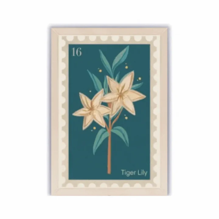 Stamp framed posters