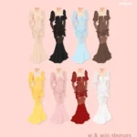 Divine Veil Dress Set