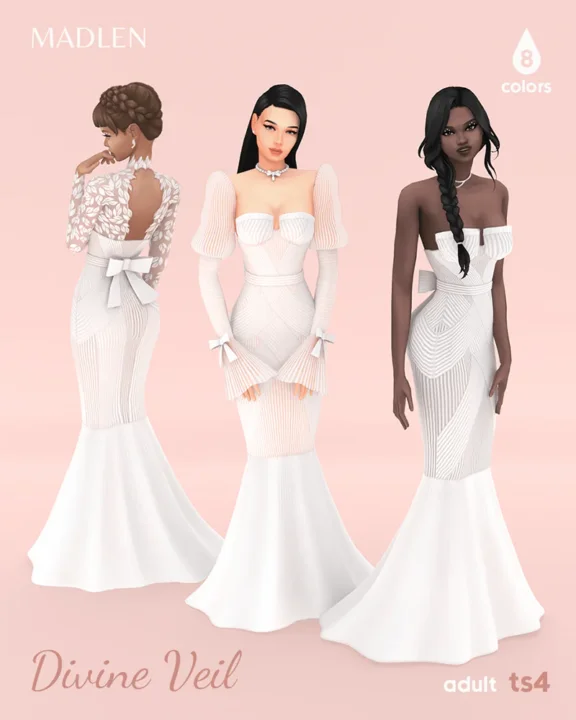 Divine Veil Dress Set