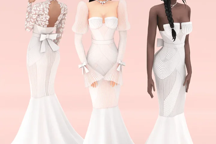 Divine Veil Dress Set