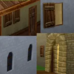 Tomarang Huts Build Set Part 3: Doors, Windows, Shutters