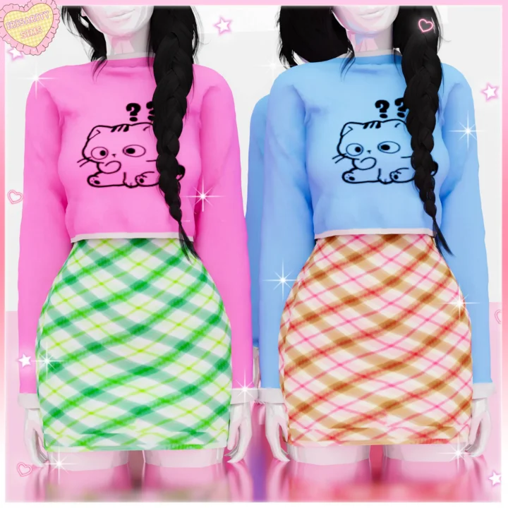 ☆ Dottie Dress And Sweater ☆