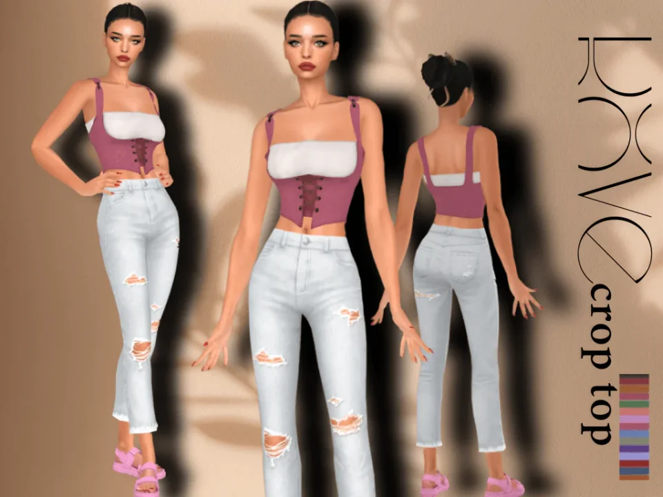 DOVE CROP TOP