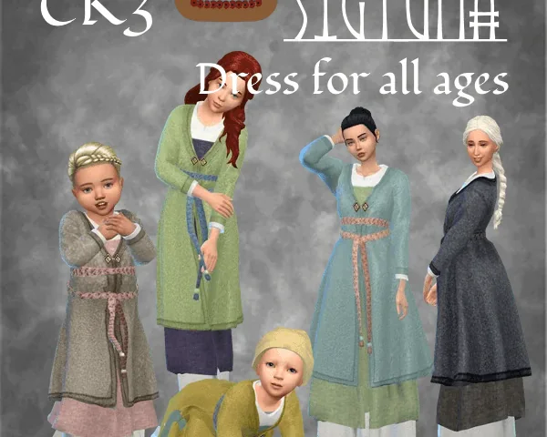 CK3 Norse Sigtuna Dress