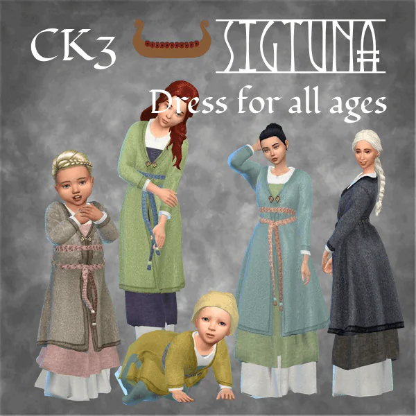 CK3 Norse Sigtuna Dress