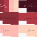 Coolors Custom Palette Wallpapers - Dusty Reds