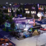 Neon Lights Retro Diner