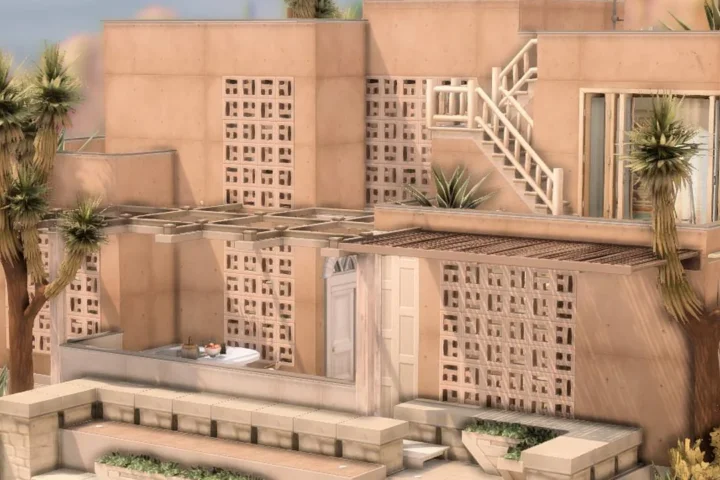 Desert Adobe House