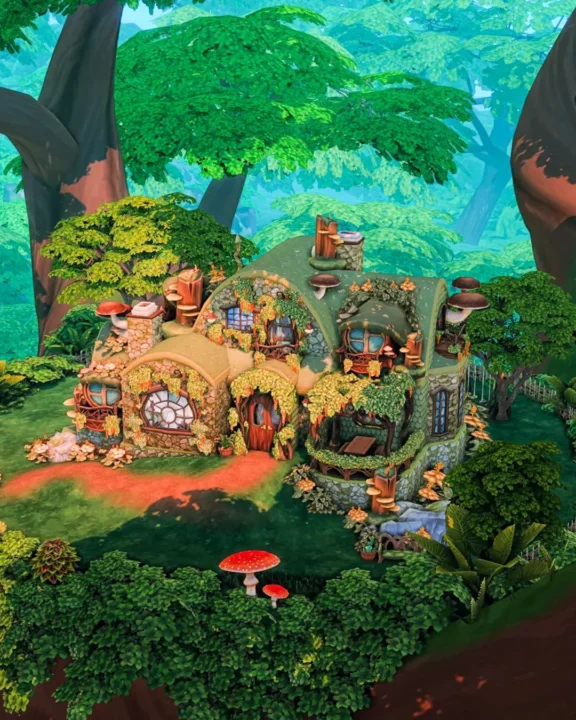 Whimsical Fairy Tree Cottage