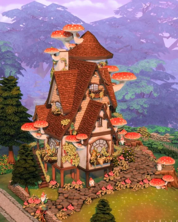 Mushroom Fairy Cottage 🍄