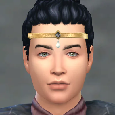 TSM Circlet with Pearl - with matching earrings and necklace