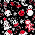 Xmas Patterned Wallpaper