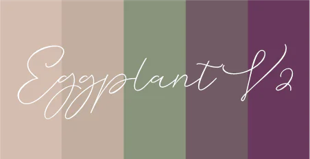 Coolors Custom Palette Wallpapers – Eggplant 2