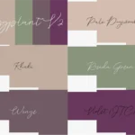 Coolors Custom Palette Wallpapers – Eggplant 2