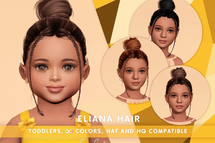 SONYASIMS - ELIANA HAIR TODDLERS