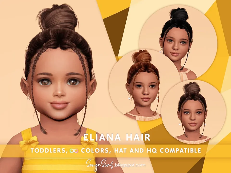 SONYASIMS - ELIANA HAIR TODDLERS