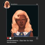 Eliza Hair for Kids (daylifesims)