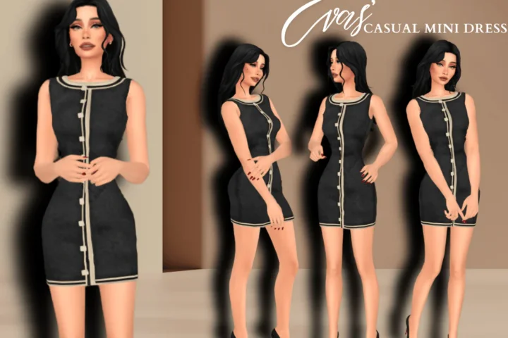 EVAS' CASUAL MINI DRESS