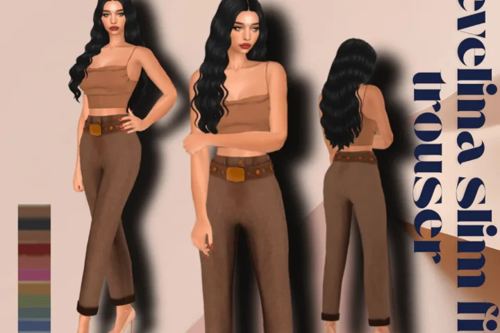 EVELINA SLIM FIT TROUSER