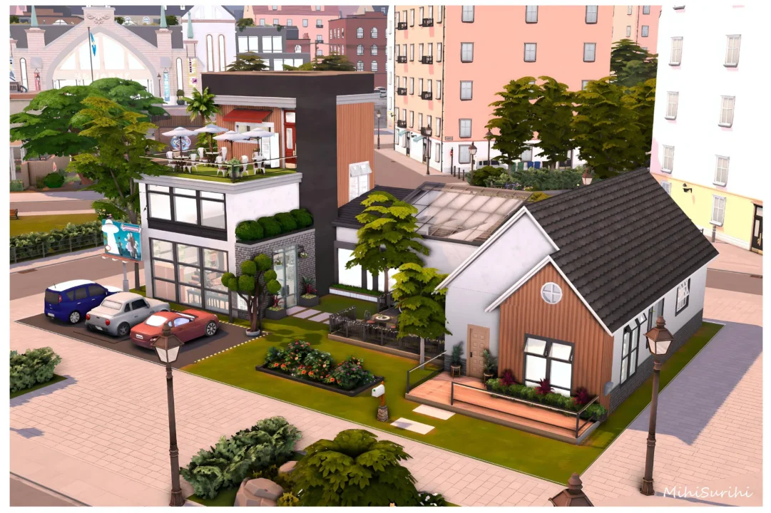 Luina Business And House (Art Class, Small Cafe, And House) NO CC