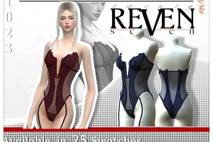 Plunge Lingerie Corset Bodysuit