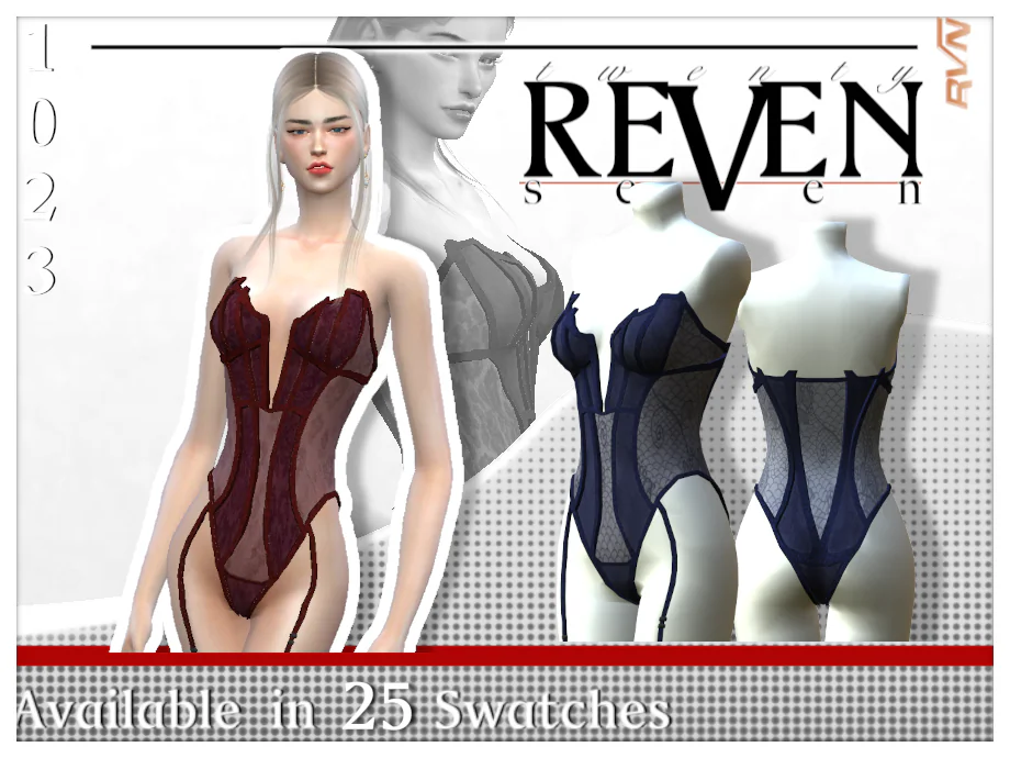 Plunge Lingerie Corset Bodysuit
