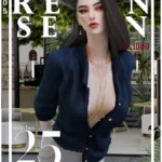Roll Up Sleeves Open Shirt with Body Chain Accessory