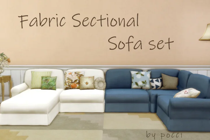 Fabric Sectional Sofa set for Dream Home Decorator pack
