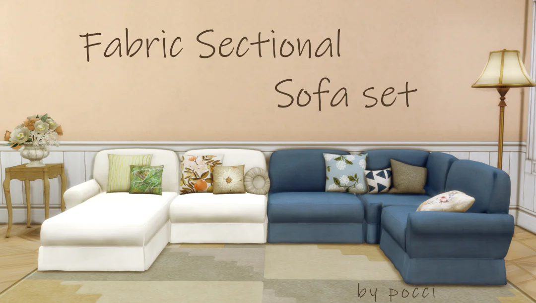 Fabric Sectional Sofa set for Dream Home Decorator pack