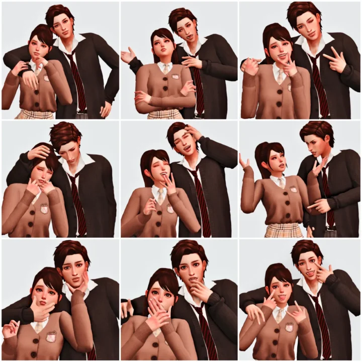 Acha Facial Expressions Poses