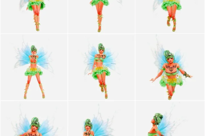 Acha Fairy poses #1