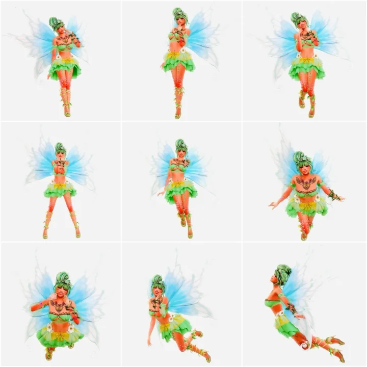 Acha Fairy poses #1