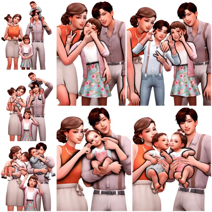 Acha Family photo poses