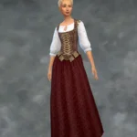 Tudor Maiden Dress Fancy Version for All Ages