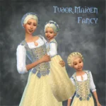 Tudor Maiden Dress Fancy Version for All Ages