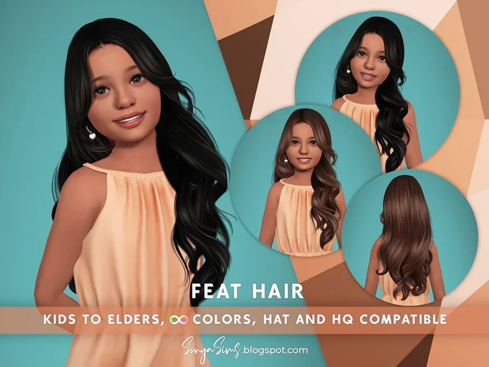 SONYASIMS - FEAT HAIR KIDS