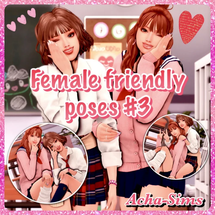 Acha Female friendly poses #3